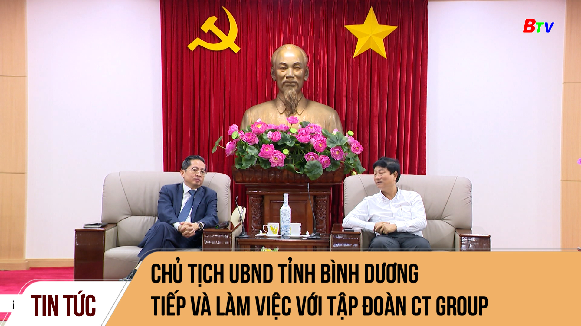 	Chủ tịch UBND tỉnh Bình Dương tiếp và làm việc với Tập đoàn CT Group